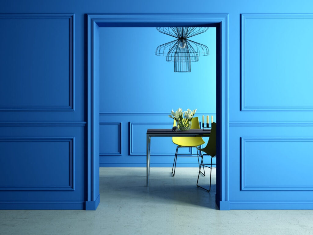 Malowane listwy ścienne i podłogowe w stylu dopamine color - Sprawdź na Verhome.pl