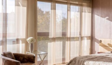 zasłony i firanki w sypialni