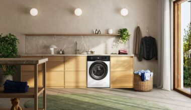Pralka w zabudowie Electrolux z AI WashAssist