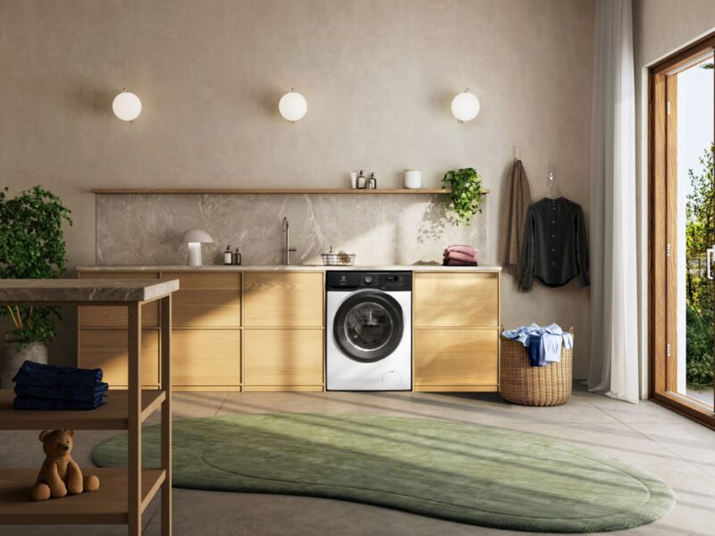 Pralka w zabudowie Electrolux z AI WashAssist